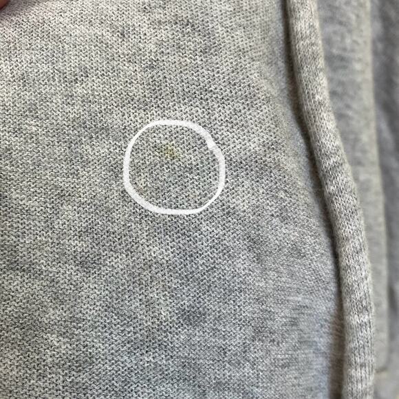 Anthropologie Guinevere Sz S Drapey Open Front Waterfall Cardigan Ruched Cinched - Picture 13 of 16